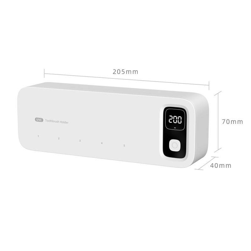 Giá đỡ bàn chải đánh răng dính treo tường Hộp đựng bàn chải đánh răng cho phòng tắm Giá đựng bàn chải đánh răng UV