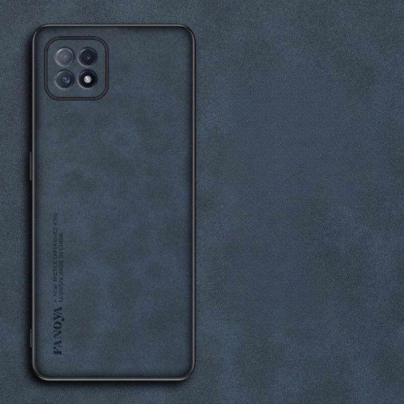 Ốp lưng Oppo A73 5G CPH2161 Da PU chống sốc Ốp lưng cứng Vỏ điện thoại mờ Ốp lưng silicon cho Oppo A73 5G CPH2161