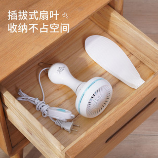 Quạt trần mini nhỏ cho phòng ngủ, im lặng, kẹp giường ký túc xá, gió siêu nhỏ 4.10 LE3S