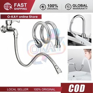 Ống Nối Dài Vòi Nước Xoay 720° Inox – Cố Định Hướng, Chống Gỉ, Tiện Lợi Cho Mọi Vòi