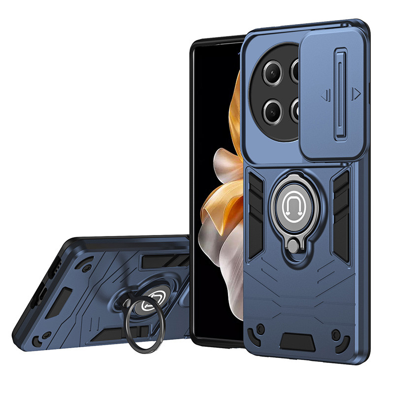 Dành Cho Tecno Camon 30s / Camon 30s Pro CLA5 Máy Ảnh Trượt Sang Trọng Chống Sốc Từ Vòng Đứng Ốp Lưng