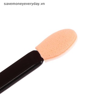 [savemoneyeveryday] 10 chiếc Bàn chải phấn mắt dùng một lần Bộ cao su xốp hai mặt Bàn chải phấn mắt trang điểm cho dụng cụ trang điểm mỹ phẩm [vn]