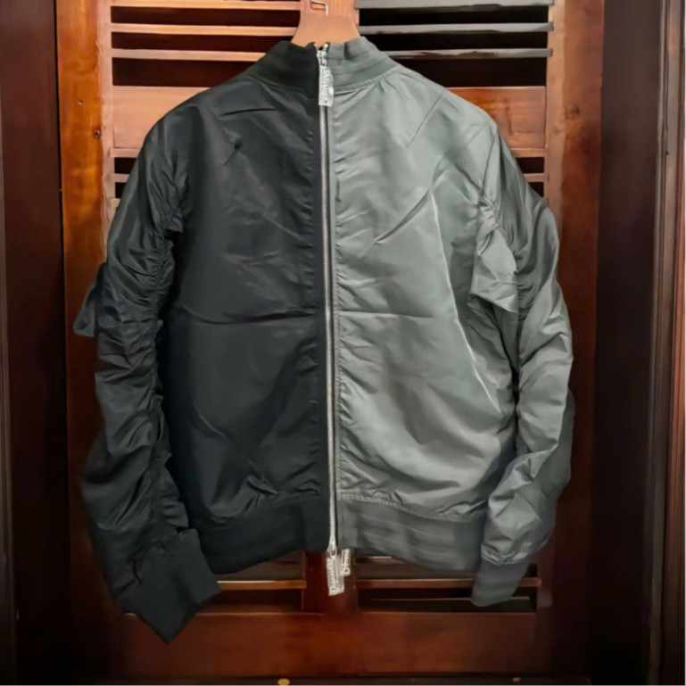 Áo Bomber DSQ 2 Màu 2 Mảnh KCloset Áo Gió Dù 2 Lớp Dày Dặn Dáng Rộng Nam Nữ NA749