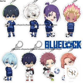 Blue lock  TV football Anime Official character You Hiori Yoichi Isagi cute Acrylic keychain Bag pend