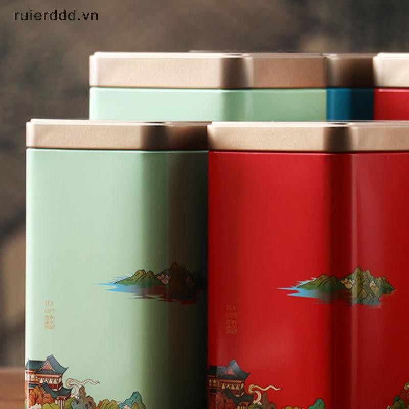 # ruierddd # Hộp Bảo Quản Đĩa Thiếc Kín Trà Caddy Bình Cà Phê Vuông Nhỏ Lá Trà Hộp Đựng Hộp Đựng Gia Vị Thiếc Nhỏ.