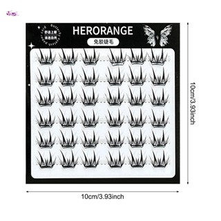 Thin Band Press on Lash Clusters Natural & Wispy Lash Wisps dành cho bé gái Trang điểm mắt ngoài đêm