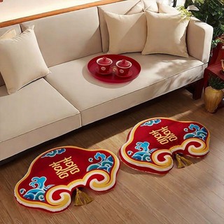 Nhân Vật Hạnh Phúc Đệm Quỳ Một Cặp Đồ Dùng Cưới Bách Khoa Toàn Thư Cưới Cô Dâu Nướng Trà Đổi Đệm Màu Đỏ Đệm Hạnh Phúc 8.25