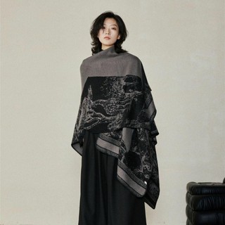 Khăn Choàng Lông Cừu NCE & Cashmere Dày Mũi, Phù Hợp Tiệc Cưới Mùa Đông