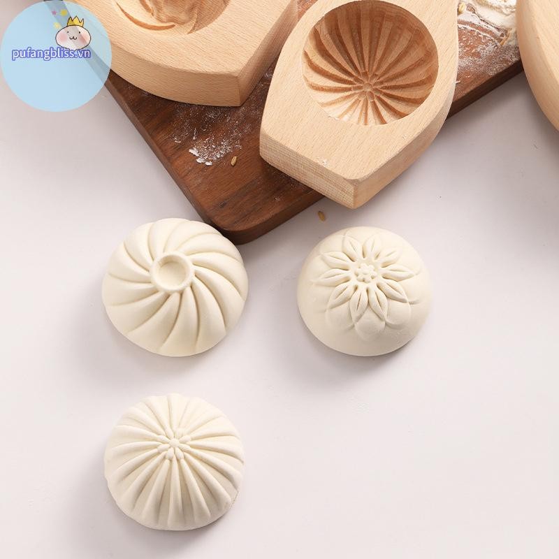 Pufangbliss Gỗ Nguyên Chất Hấp Khuôn Bánh Mì Pasta Túi Hấp Nhồi Bông Bun Bánh Ngọt Hấp Nhồi Bông Hộ Gia Đình Phong Cách Trung Hoa Dụng Cụ Nấu Ăn VN
