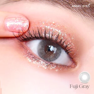Lens Cận Xám Tây An.gel Ey.es Fuji Gray GDia 12.8mm, Kính Áp Tròng Giảm Thiểu Tia UV Chống Chói, Độ Cận 0-8
