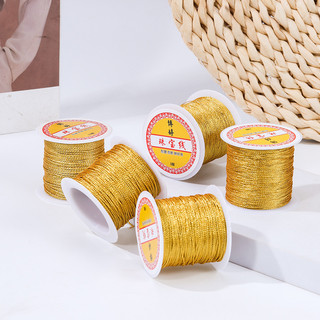 Chỉ vàng và bạc dùng làm dây bện, dây quấn vòng tay/vòng cổ, chỉ thẻ, vật liệu trang sức DIY