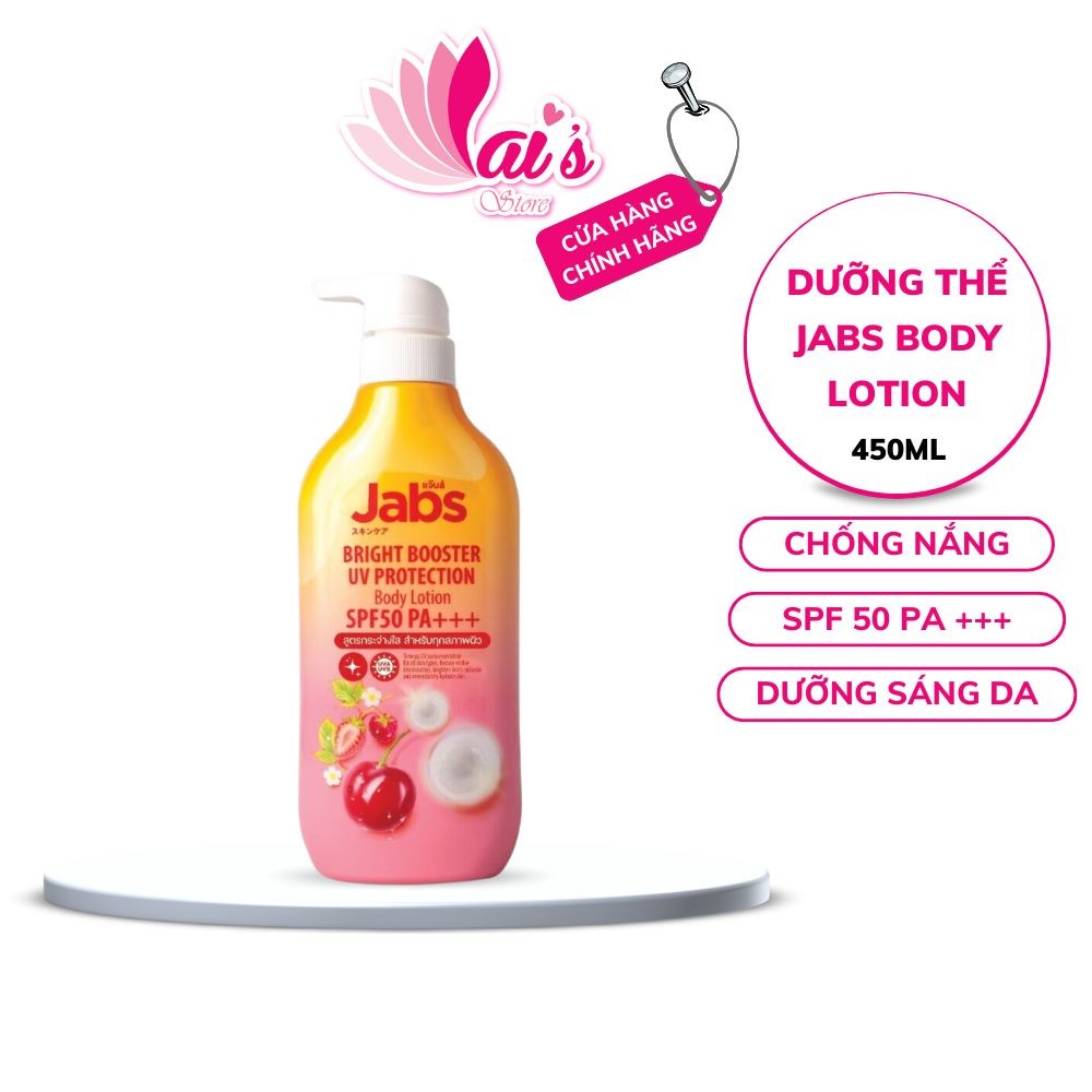 Sữa Dưỡng Thể Jabs Body Lotion Ban Ngày Chống Nắng SPF 50 PA +++ 450ml ...