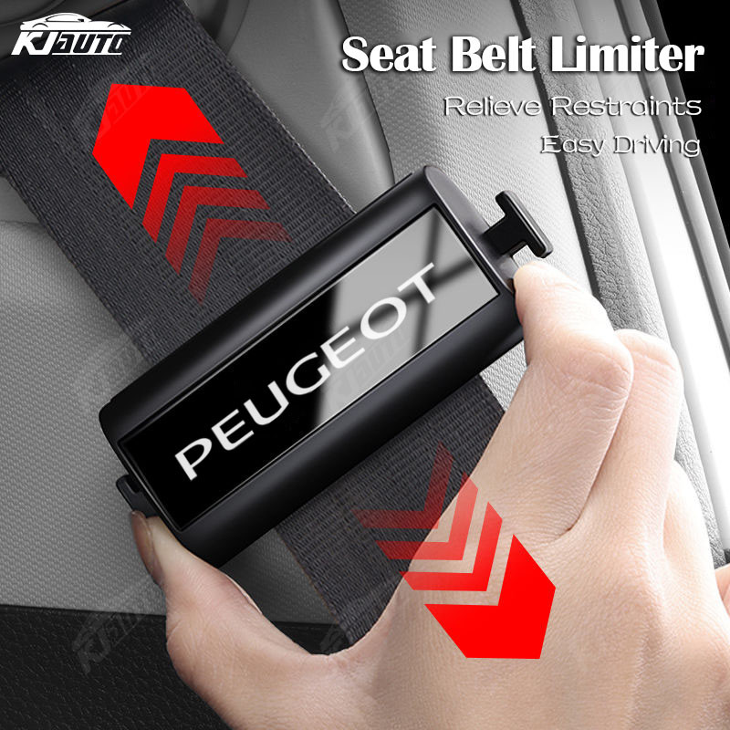 Peugeot Dây An Toàn Kẹp Giới Hạn Bảo Vệ An Toàn Điều Chỉnh Nội Thất Ô Tô Phụ Kiện Cho Xe Đạp Peugeot 308 206 208 3008 508 408 207 406 405 407 2008 5008 306 307