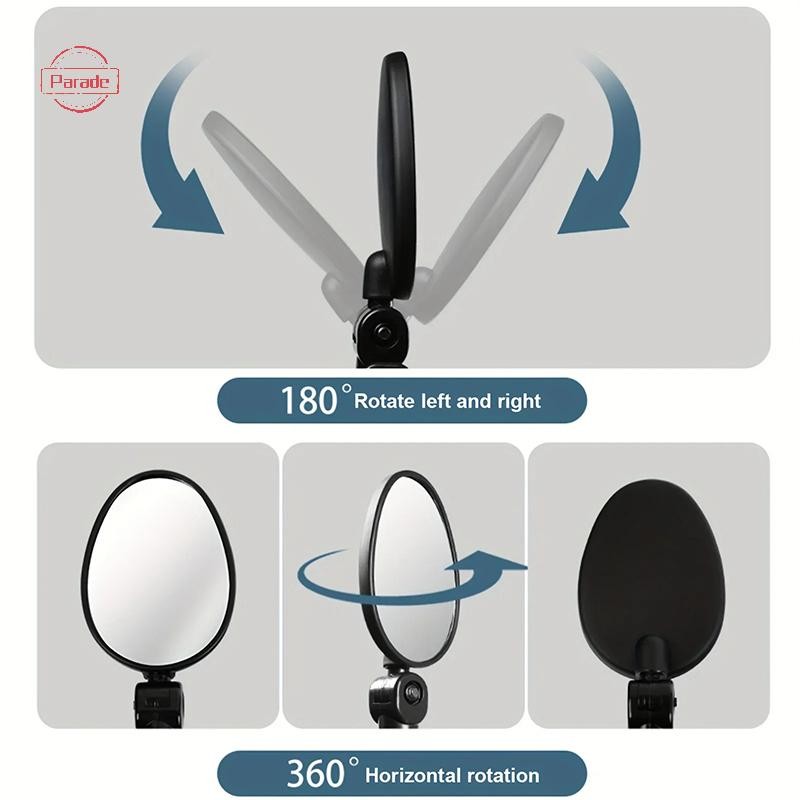 Gương Xe Đạp diễu Hành 360 Độ Có Thể Điều Chỉnh Xoay Tay Lái Gương Rộng Bycicle Phụ Kiện Đi Xe Đạp Gương Chiếu Hậu VN