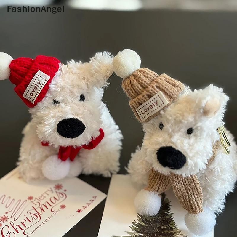 Fashionangel Kawali West Highland Terrier Sang Trọng Puppy Túi Búp Bê Móc Khóa Mặt Dây Chuyền Trang Trí Ô Tô Sáng Tạo Dễ Thương Trẻ Em Quà Tặng Sinh Nhật Cho Bé Gái VN