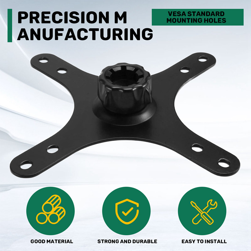 Tấm giá đỡ gắn màn hình di động, Bóng 17mm đến 100x100mm 75x75mm, Giá đỡ cánh tay treo tường đa năng