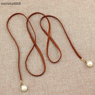 Meisha888 Sáng Tạo Mỏng Thắt Lưng Mô Phỏng Ngọc Trai Co Giãn Thắt Lưng Nữ Đầm Váy Trang Trí Quà Tặng Thắt Lưng Nữ