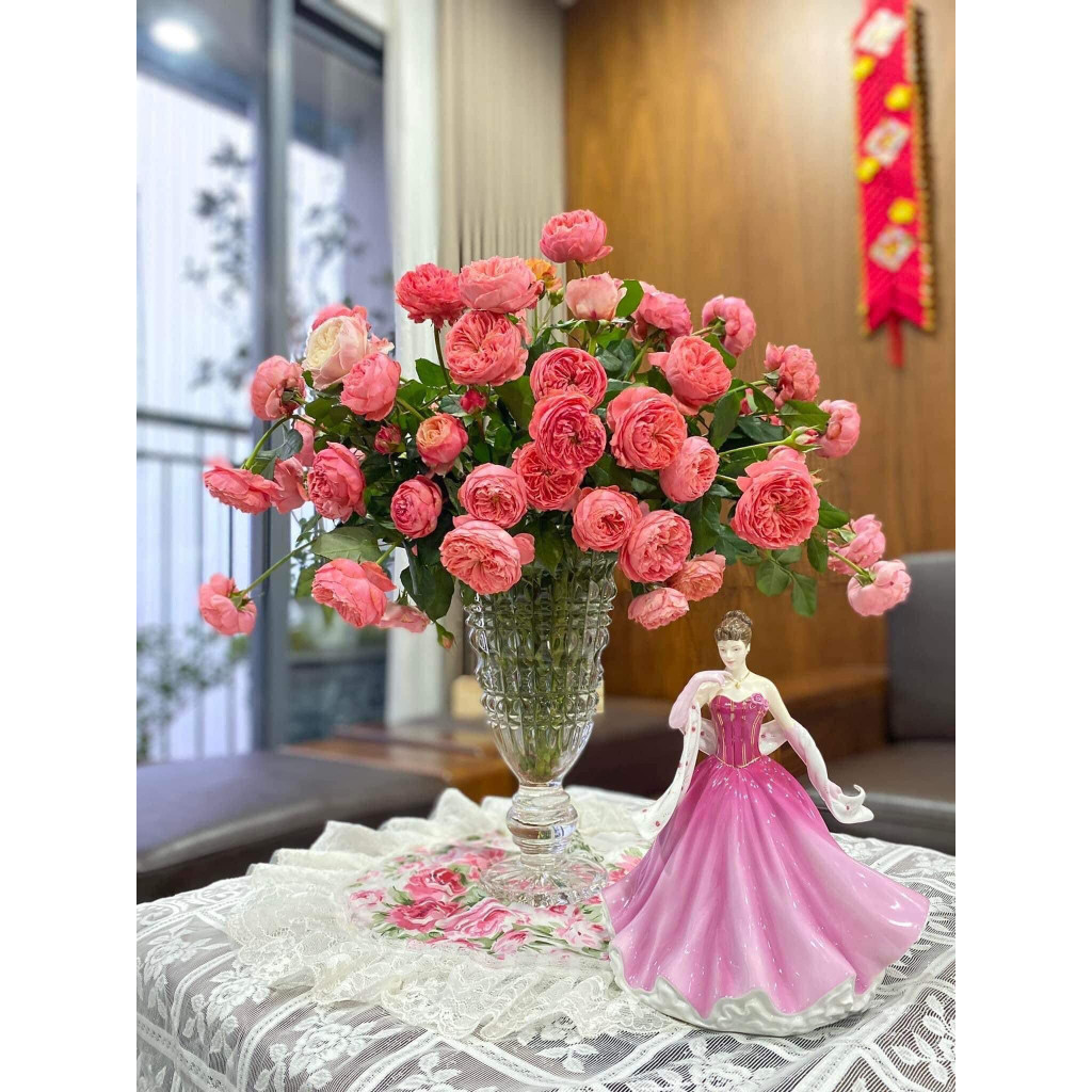 LỌ HOA DÁNG CÚP TRONG SUỐT 25CM,30CM SANG TRỌNG