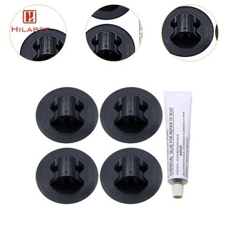 Hilabee 4x Thuyền Động Cơ Giá Đỡ Khóa Lắp Đặt Dễ Dàng Ổn Định Động Cơ Phía Ngoài Cố Định Móc Cho Thuyền Bơm Hơi Ca nô Cao Su Dinghy Kayak