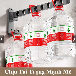 Giá Treo Quần Áo Gắn Tường, Giá Treo Quần Áo Gấp Gọn Tiết Kiệm Không Gian, Không Cần Khoan