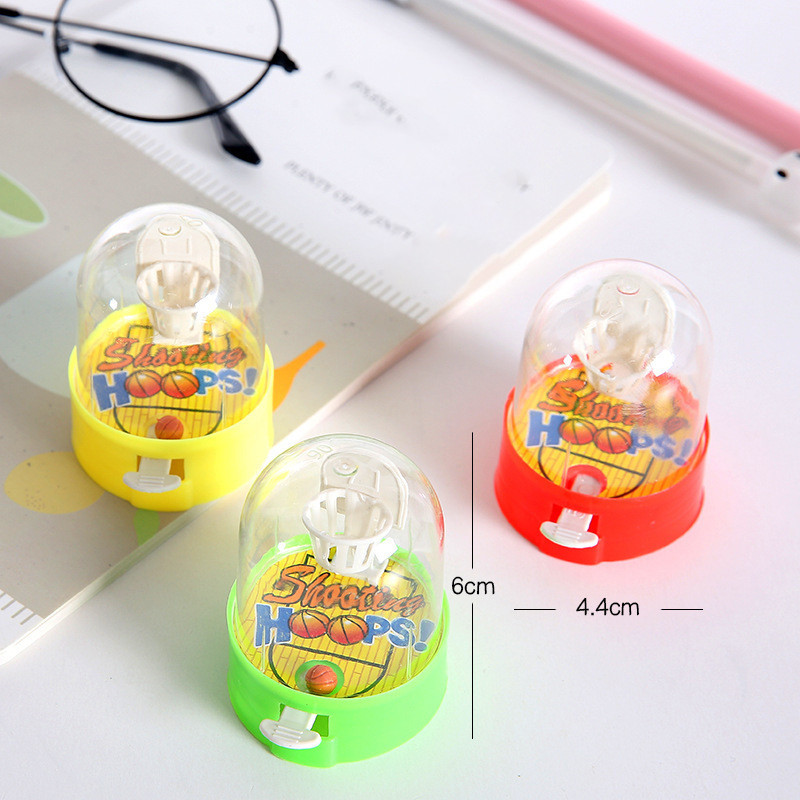 Đồ chơi máy bóng rổ Mini dễ thương Đồ chơi xếp hình bắn súng cho trẻ em Trẻ em