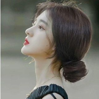 Asdfger Tóc Giả Vòng, Bun Liền Mạch Vô Hình Lụa Nhiệt Độ Cao Tự Nhiên, Phụ Kiện Tóc Tổng Hợp Lông Tơ Bé Gái