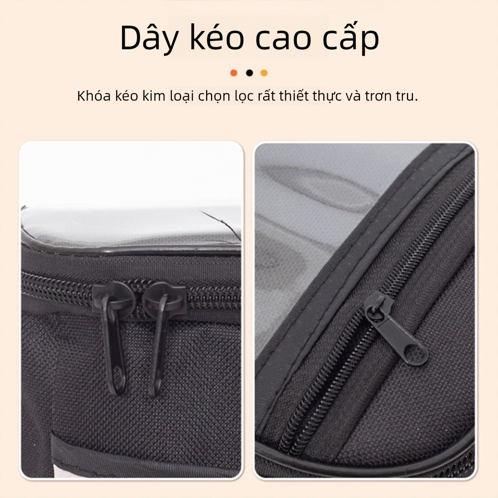 Túi Treo Đầu Xe Máy Để Điện Thoại,đồ độ xe điện /túi đeo hông xe máy/ẹp điện thoại xe máy/Ngăn Chứa Đồ Tiện Dụng, Có Cảm Ứng, Chống Nước Tuyệt Đối