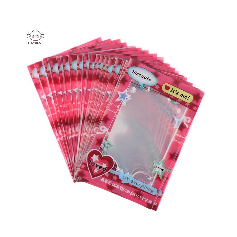 Maybest 20 Chiếc In Photocard Khung Cho Thẻ 3 Inch In Đôi Thần Tượng Thẻ Bảo Vệ Tay Áo {VN}