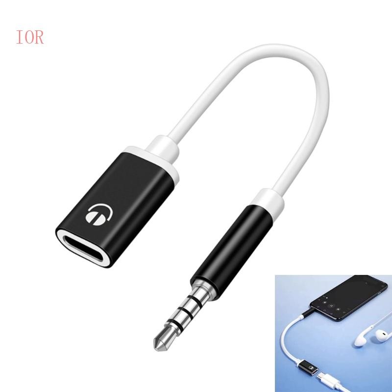 Cáp chuyển đổi thính giác nữ IOR 3 5mm sang Type C cho tai nghe Analog Điện thoại và máy tính bảng Khả năng tương thích rộng