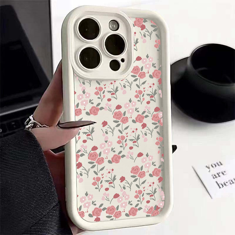 Ốp điện thoại hình hoa hồng thời trang mới cho Google Pixel 9 8 7 Pro 5G Pixel 7A 8A 9 Pro XL Vỏ điện thoại TPU silicon mềm chống sốc mờ
