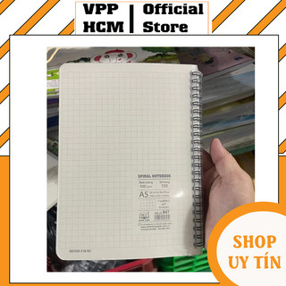 [1 Quyển] Sổ Lò xo bìa nhựa Khổ B5 Minh Châu 120 trang