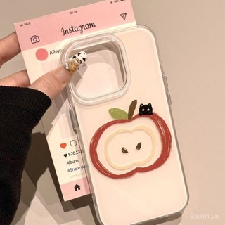 Ốp điện thoại phù hợp với iPhone hoạt hình dễ thương graffiti iPhone thỏ Miffy hai lớp IMD Ốp điện thoại chống rơi phù hợp với iPhone16/15/14/13 Ốp bảo vệ JWRB