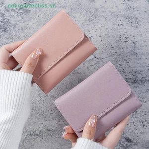 THÊM Ba Gấp Kẹp Ngắn Ví Nữ Ví Ngắn Nhiều Thẻ Túi Thời Trang Nữ Ví Thẻ Tín Dụng Nữ Ví Đựng Tiền Xu BSS