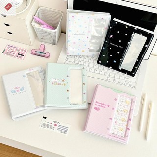 ALIK Phim Hoạt Hình Photo Booth Album Cho 40 Chiếc 2x6 Inch Dải Ảnh Đánh Dấu Trang 20 Chiếc 4x6 4R Giá Đỡ Ảnh Thẻ Nhỏ Lưu Trữ Sách VN