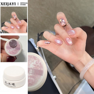 Xeijayi Gel làm móng mắt mèo dòng ánh sáng màu Hồng Love bột từ tính mịn keo quang trị liệu đóng hộp mắt mèo nghệ thuật làm móng cho tiệm làm móng