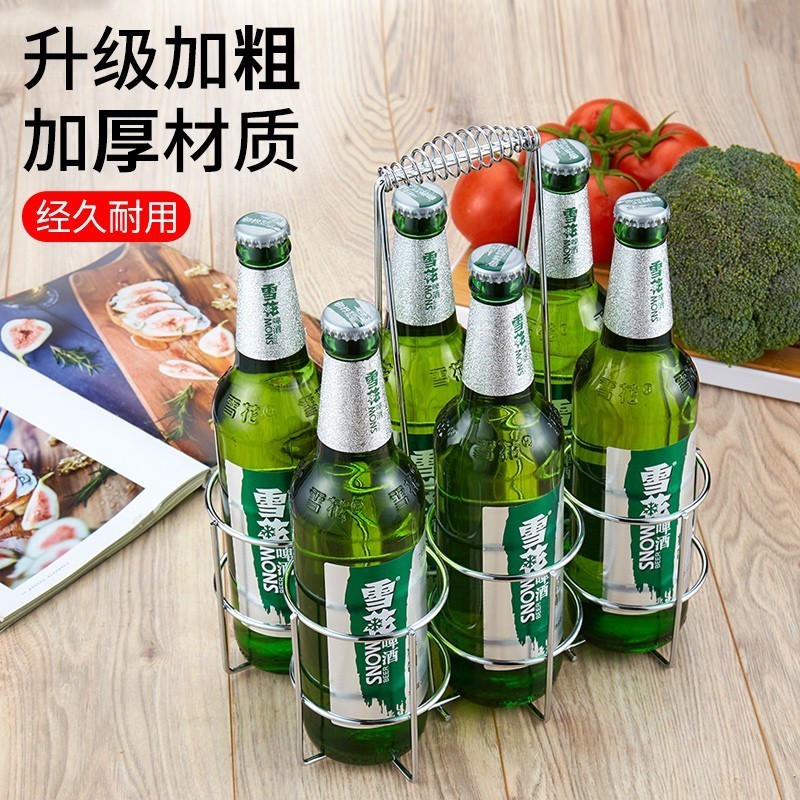 Giá đỡ di động trưng bày bia, thanh quầy, giỏ đựng chai