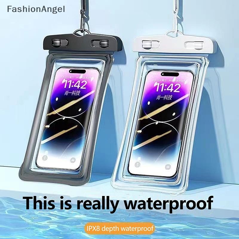 Ốp điện thoại chống nước trong suốt FashionAngel Màn hình cảm ứng Túi kín bơi lặn Vỏ điện thoại VN