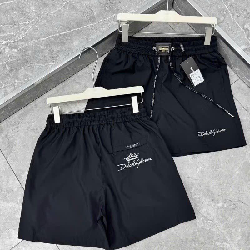Quần Short Thêu Gấu DSQ Cạp Sắt Ô Vuông KCloset Quần Đùi Gió Dù Dày Dặn Dáng Rộng Nam Nữ NA846
