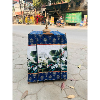 Áo lồng chim chào mào vải hoa chất thun kate