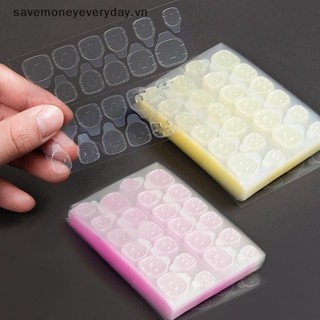 [savemoneyeveryday] 10 Tờ 240 Tờ Trong Suốt Hai Mặt Giả Móng Tay Nghệ Thuật Dính Băng Keo Dán DIY Mẹo Móng Tay Giả Acrylic Dụng Cụ Trang Điểm Gel Làm Móng Tay [vn]