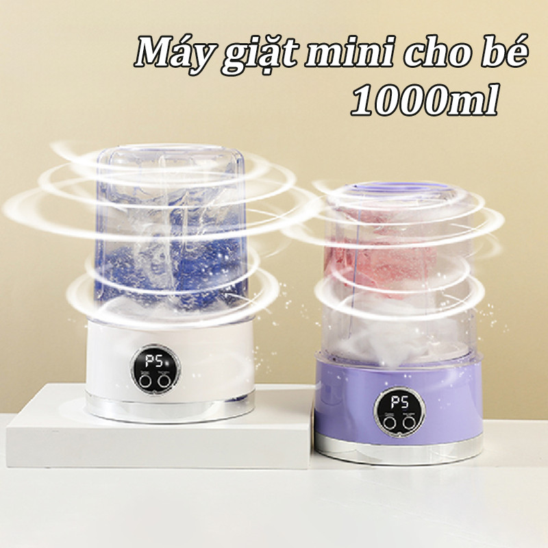 máy giặt mini cho bé,tất 2 chế độ bảo vệ sợi vải,Diệt Khuẩn Xoáy Cực Mạnh,tiện lợi mang đi du lịch