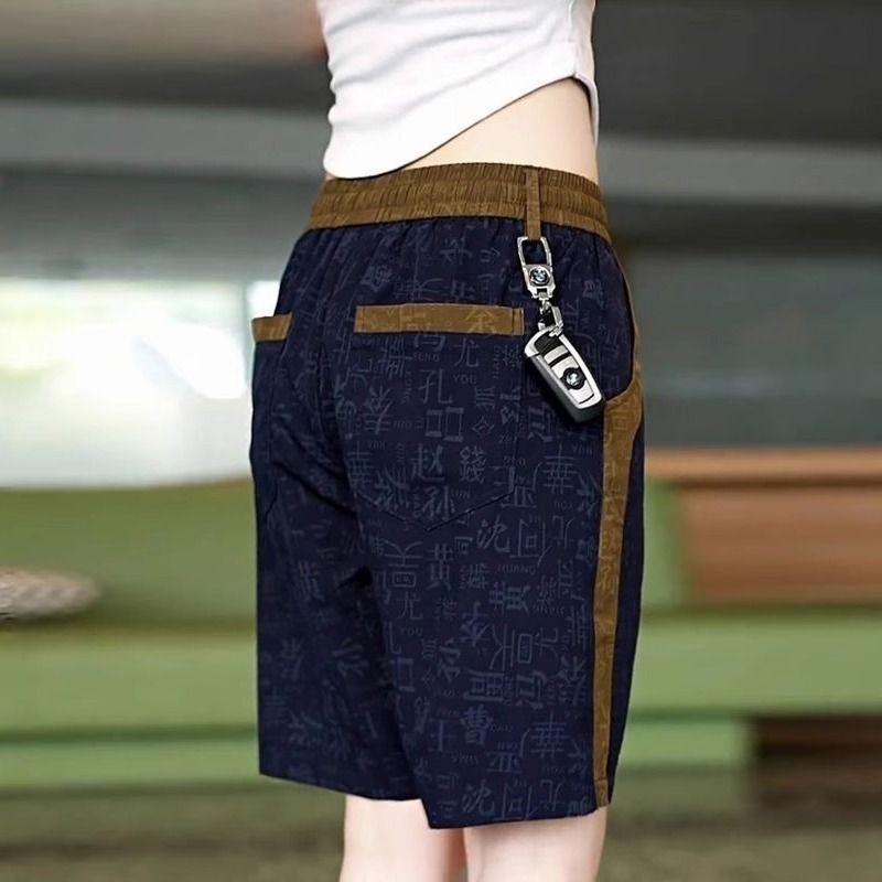 Quần short thể thao dáng rộng mùa hè cho nữ