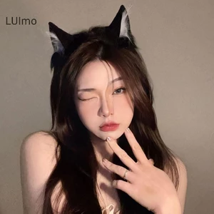 Luimo Hoạt Hình Sang Trọng Tai Dành Cho Nữ Cô Gái Cosplay Tóc Ngộ nghĩnh Dễ Thương Gothic Tóc Vòng Sáng Tạo Phụ Kiện Tóc Quà Tặng SBS