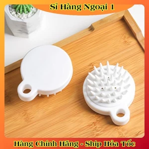 Lược Gội Đầu Silicon Massage Đầu Thư Giãn - Bàn Chải Kích Thích Mọc Tóc và Làm Sach Da Đầu, Tẩy Tế Bào Chết