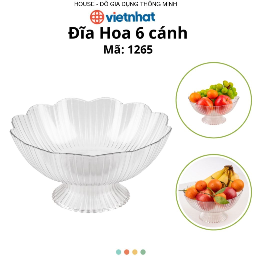 Đĩa Hoa Chân Cao Chính Hãng Việt Nhật (1263)