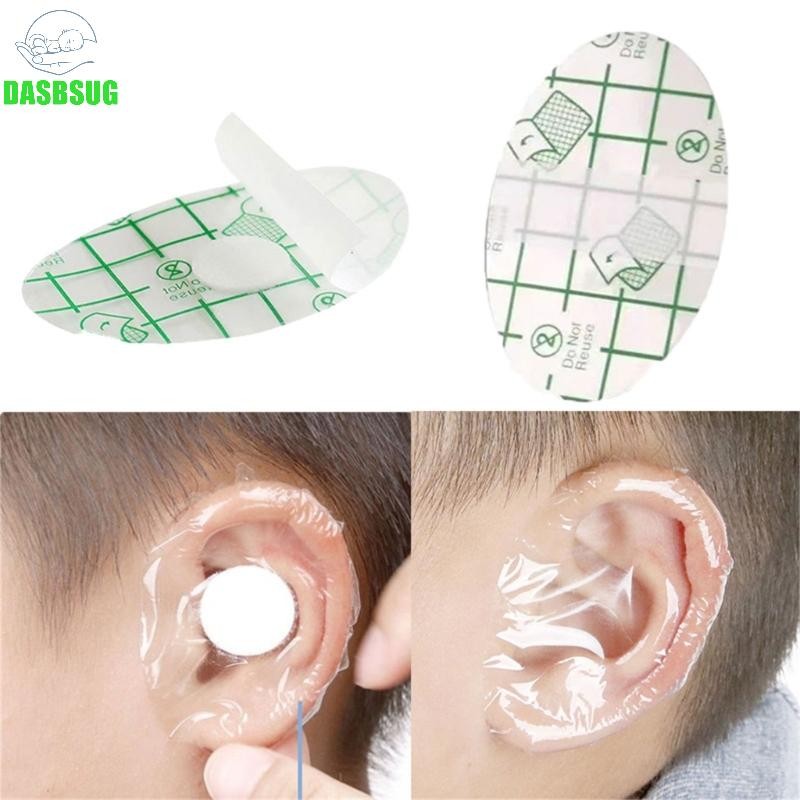 Dasbsug 20 40 100 Chiếc Chống Thấm Nước Bảo Vệ Tai Dán Bơi Bao Tai Mũ Tắm Cho Bé Bảo Vệ Tai Miếng Dán Sho