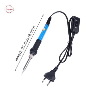Diễu Hành Hàn Sắt Có Thể Điều Chỉnh Nhiệt Độ Điện Hàn Sắt Làm Lại Trạm Tay Cầm Nhiệt Bút Chì Hàn Dụng Cụ Sửa Chữa 60W VN