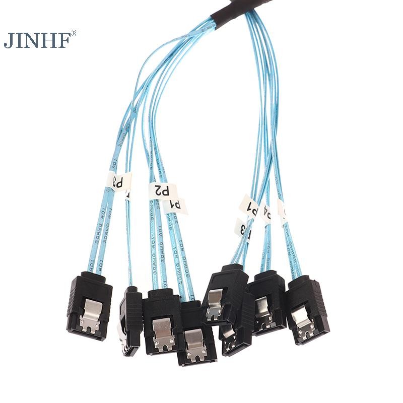 Cáp JINHF SAS SATA -SAS SFF-8087 Đến 4 Cáp SATA SAS 4i SFF8087 36P HOT