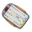 WU Tay cầm chơi game Đồ chơi huấn luyện cầm tay cho trẻ em Bảng điều khiển trò chơi xếp hình với âm nhạc và nhịp điệu nhẹ Máy trò chơi đẩy nhanh