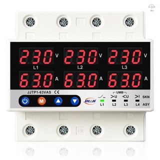 Bộ bảo vệ điện áp và dòng điện ba pha Thiết kế chế độ làm việc đồng bộ và không đồng bộ Nhiều bảo vệ với chức năng tắt nguồn tự động và đặt lại tự động